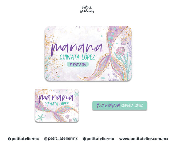 Pegatinas mermaid